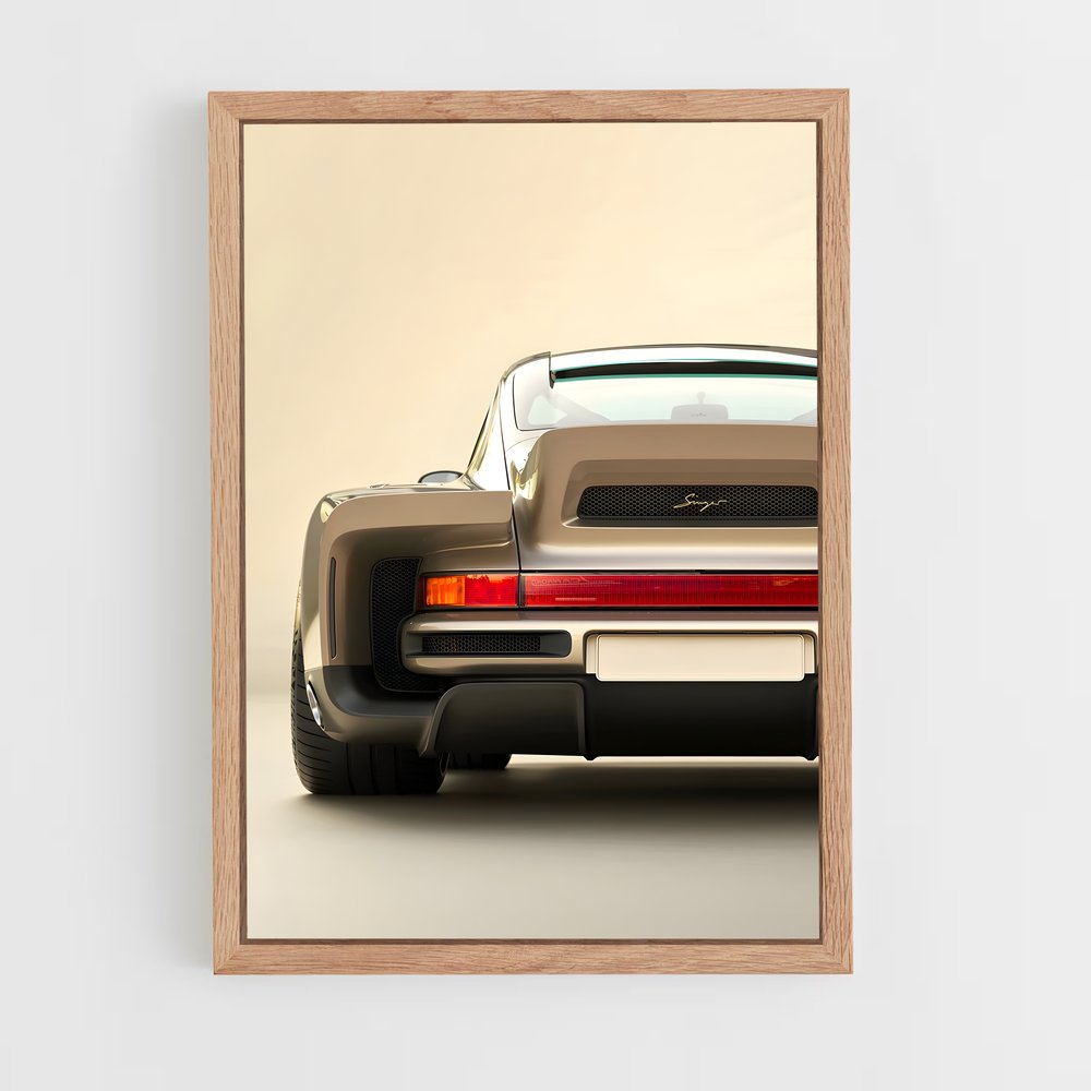 Poster Turbo Dynamique DLS – affiche Voitures Singer (vue 4)